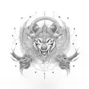 Othala (ᚬ) + Algiz (ᛉ) + Wunjo (ᚹ) Bindrune tattoo design idea