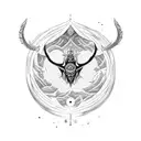Othala (ᚬ) + Algiz (ᛉ) + Wunjo (ᚹ) Bindrune tattoo design idea