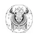 Othala (ᚬ) + Algiz (ᛉ) + Wunjo (ᚹ)  tattoo design idea