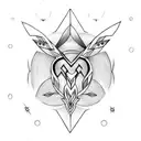 Othala (ᚬ) + Algiz (ᛉ) + Wunjo (ᚹ)  tattoo design idea