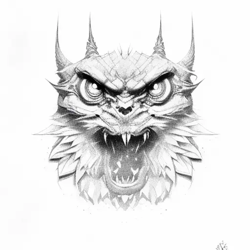 wizard tattoo design idea