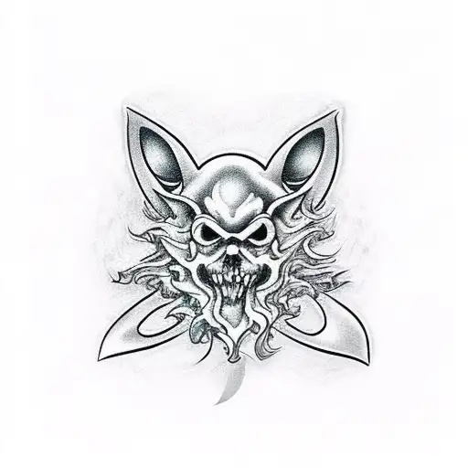 wizard tattoo design idea