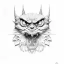 wizard tattoo design idea