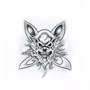 wizard tattoo design idea