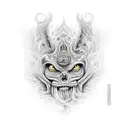 wizard tattoo design idea