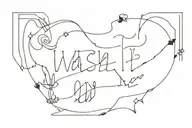 waste it on me bts tattoo design idea