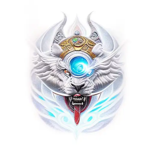 Windwalker monk logo tattoo design idea