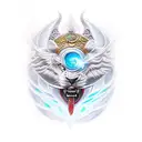 Windwalker monk logo tattoo design idea