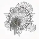 babylon ancient  tattoo design idea