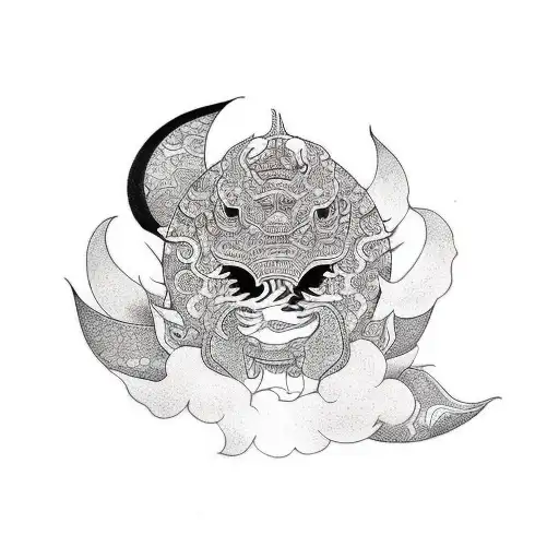 rana tattoo design idea