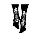 translucent lace socks tattoo design idea