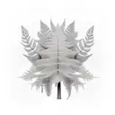 Fern Tree tattoo design idea