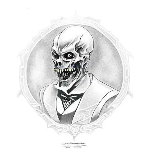 Dracula stocker  tattoo design idea
