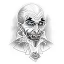 Dracula stocker  tattoo design idea