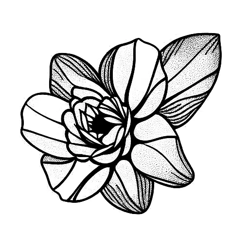 birth flower november and june tattoo design idea