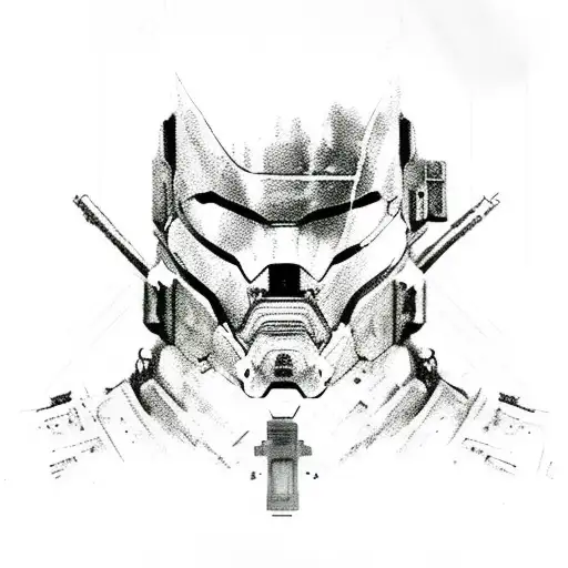 Metal Gear Solid Gray Fox  tattoo design idea
