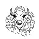 buffalo  tattoo design idea