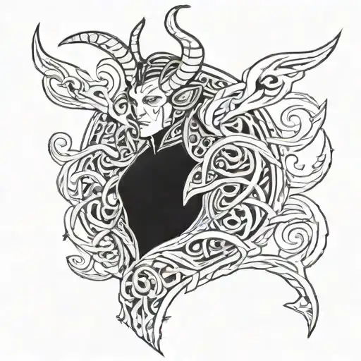 loki tattoo design idea