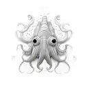 cuttlefish tattoo design idea