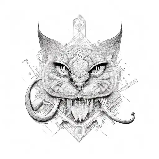 lucky charm tattoo design idea