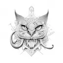 lucky charm tattoo design idea