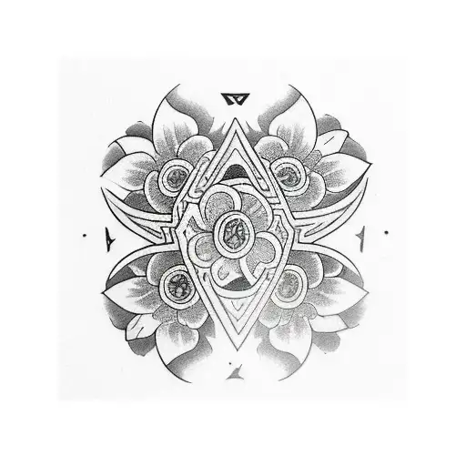 7 spades 2 diamonds tattoo design idea