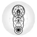 geophysical artificial intelligence machine learning tattoo design idea