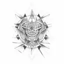 create a tattoo that is a road map of the states of missouri, illinois and oklahoma tattoo design idea