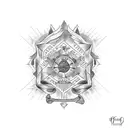 create a tattoo that is a road map of the states of missouri, illinois and oklahoma tattoo design idea