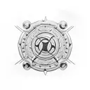 Beyblade tattoo design idea