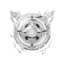 Beyblade tattoo design idea