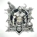 Atlas Shrugged tattoo design idea