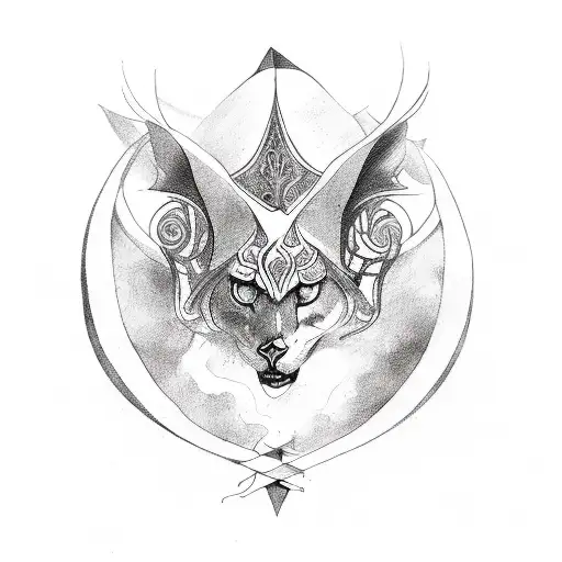 19 arcana in tarot tattoo design idea