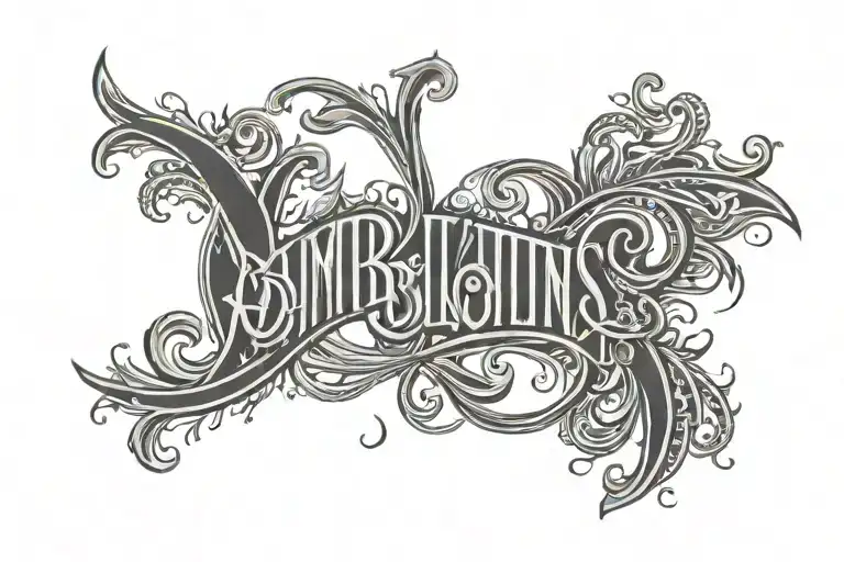 Collins and cooper ambigram tattoo tattoo design idea
