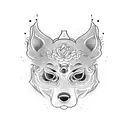 fu dog tattoo design idea