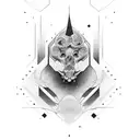 no god just silence  tattoo design idea