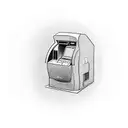 atm machine dispensing money tattoo design idea
