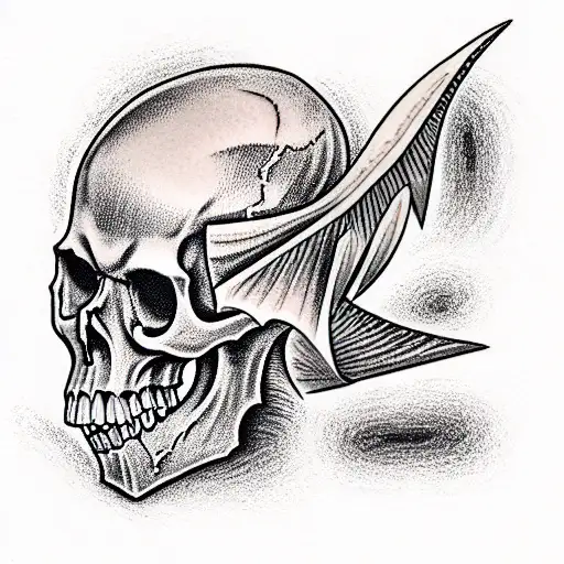 Skull I think Brian Long mobile tattoo design idea