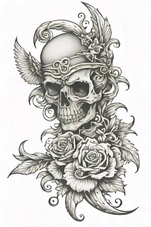 year 1993 shaded tattoo design idea