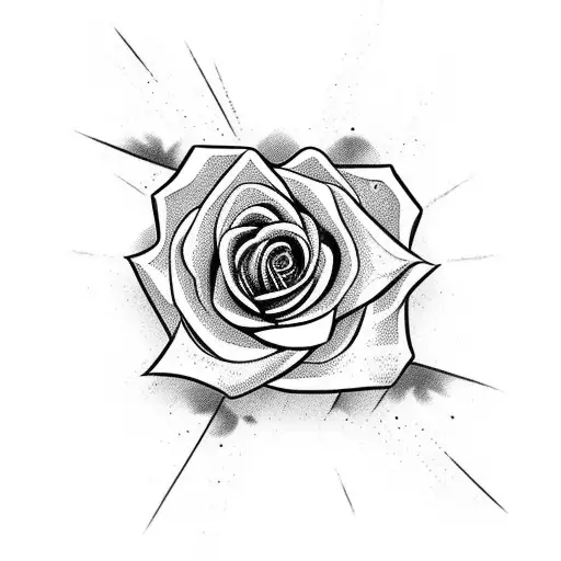 Rose darth vader tattoo design idea