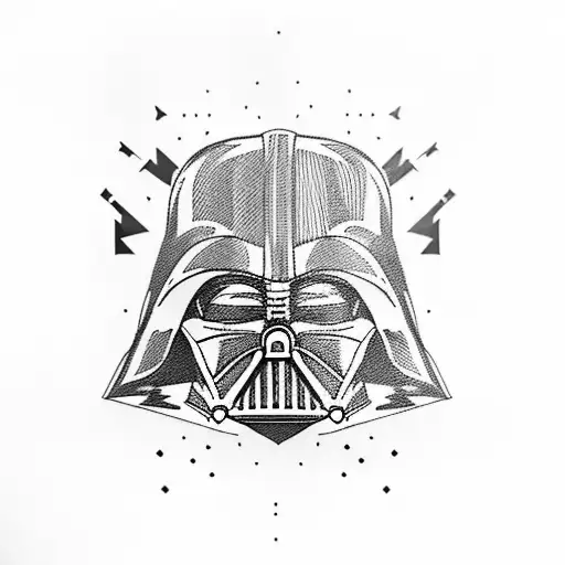 darth vader tattoo design idea
