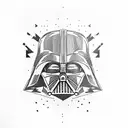 darth vader tattoo design idea