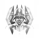 darth vader tattoo design idea