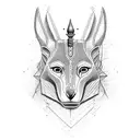 anubis tattoo design idea