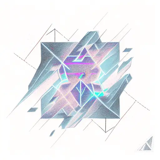 thunderstorms stars diagonal striking lightning curve tattoo design idea