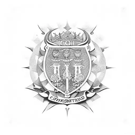 escudo de Instituto Atletico Central Cordoba tattoo design idea