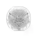 ankh and hieroglyphics tattoo design idea