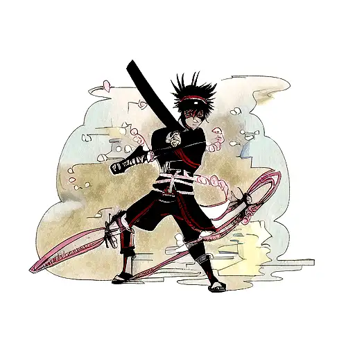 yasuke black samurai  tattoo design idea
