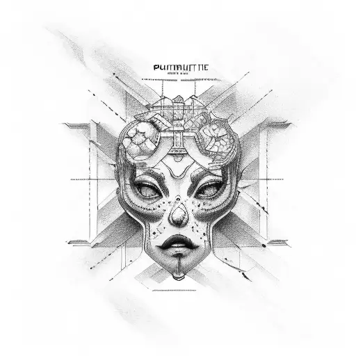 "pursuit of" chemical structure of dopamine tattoo design idea