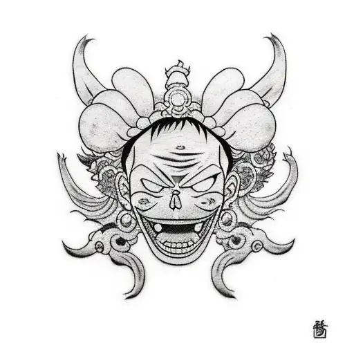 luffy tattoo design idea